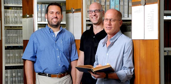 רון חריס, איסי רוזן צבי, דוד שור / צלם: איל יצהר